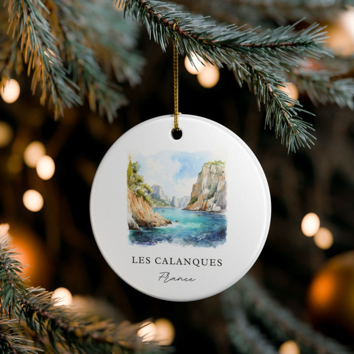 Calanques Ornament: Unique Calanques Souvenir, Calanques Xmas Decor, and Authentic Calanques Gift