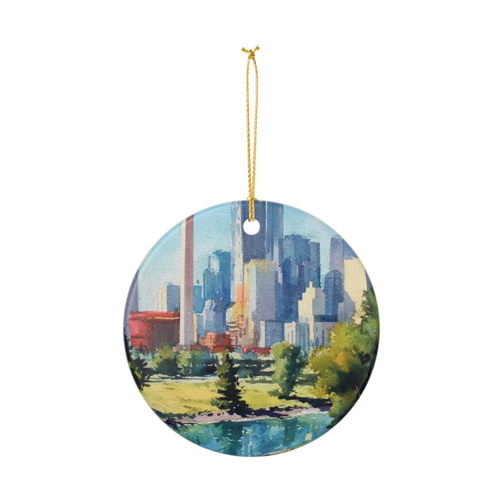 Calgary Ornament: Unique Calgary Souvenir, Calgary Xmas Decor, and Authentic Calgary Gift