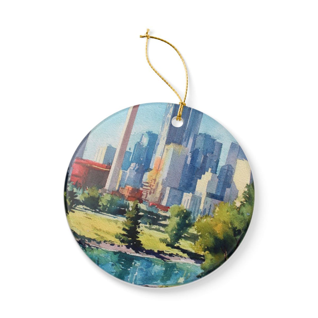 Calgary Ornament: Unique Calgary Souvenir, Calgary Xmas Decor, and Authentic Calgary Gift