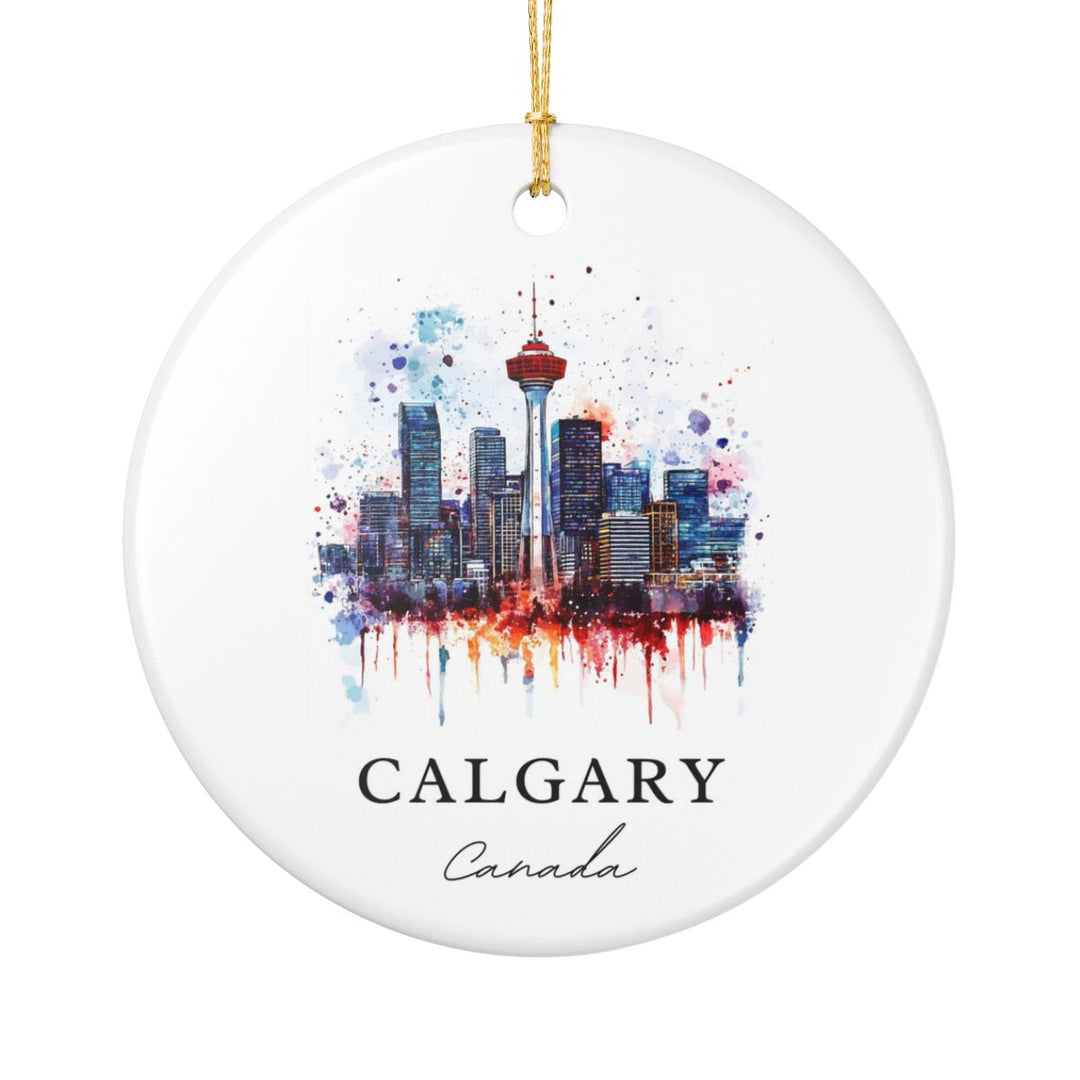 Calgary Ornament: Unique Calgary Souvenir, Calgary Xmas Decor, and Authentic Calgary Gift