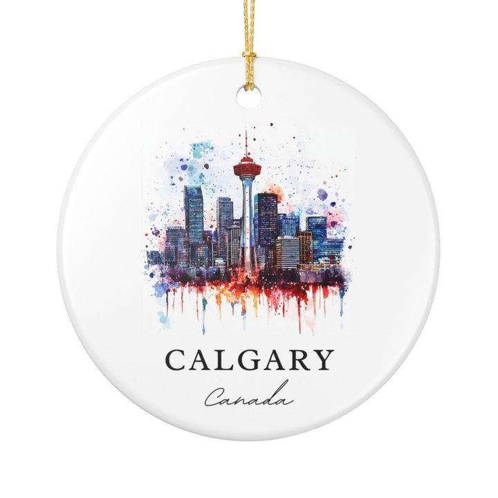 Calgary Ornament: Unique Calgary Souvenir, Calgary Xmas Decor, and Authentic Calgary Gift