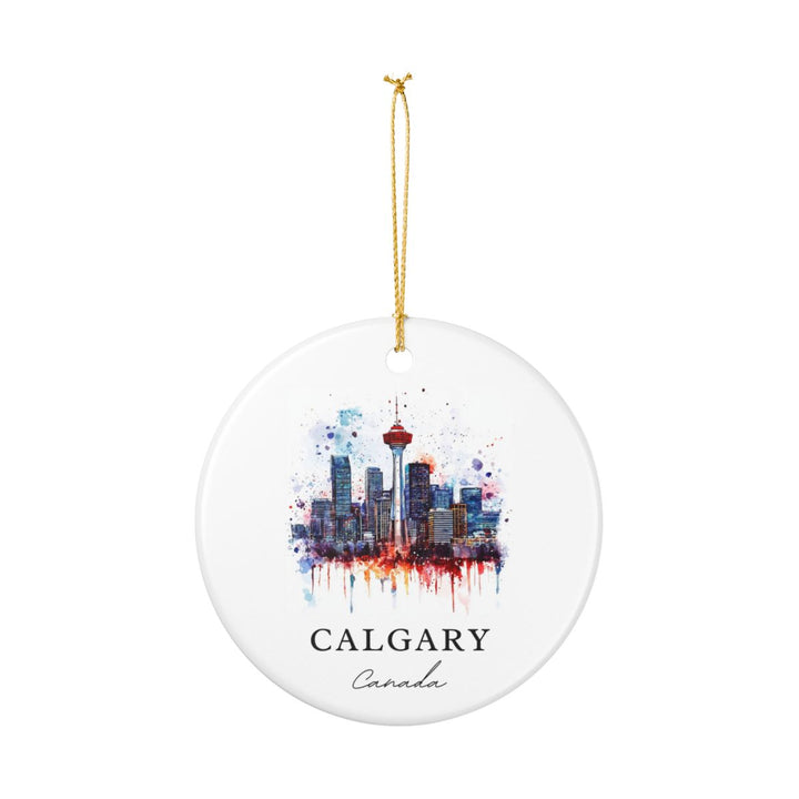 Calgary Ornament: Unique Calgary Souvenir, Calgary Xmas Decor, and Authentic Calgary Gift