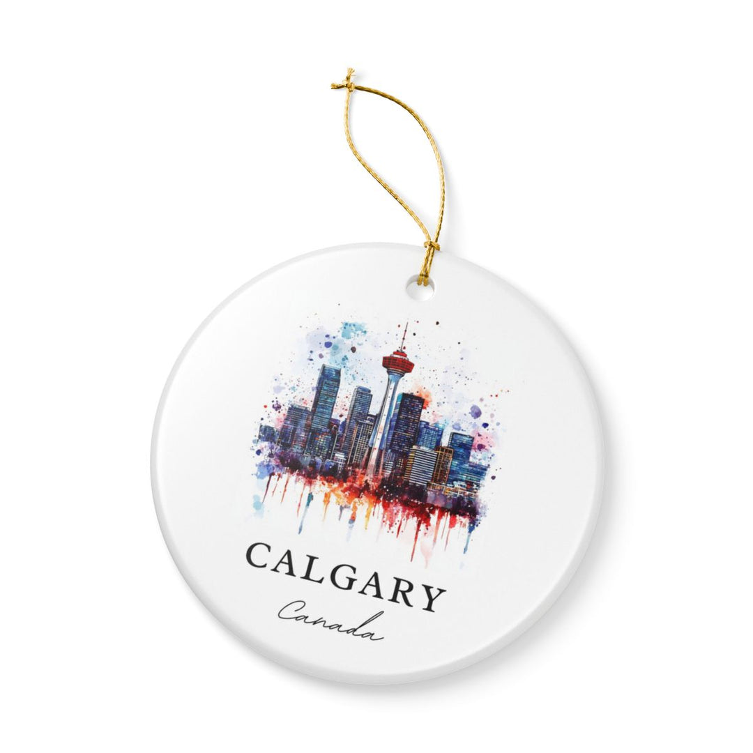 Calgary Ornament: Unique Calgary Souvenir, Calgary Xmas Decor, and Authentic Calgary Gift