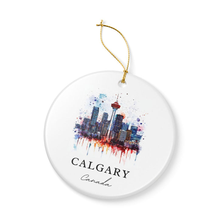 Calgary Ornament: Unique Calgary Souvenir, Calgary Xmas Decor, and Authentic Calgary Gift