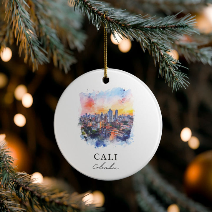 Cali Colombia Ornament: Unique Cali Colombia Souvenir, Cali Colombia Xmas Decor, and Authentic Cali Colombia Gift