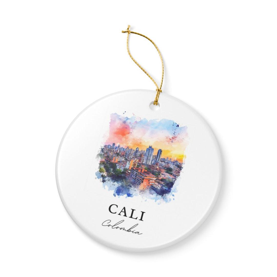Cali Colombia Ornament: Unique Cali Colombia Souvenir, Cali Colombia Xmas Decor, and Authentic Cali Colombia Gift