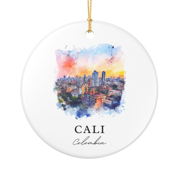Cali Colombia Ornament: Unique Cali Colombia Souvenir, Cali Colombia Xmas Decor, and Authentic Cali Colombia Gift