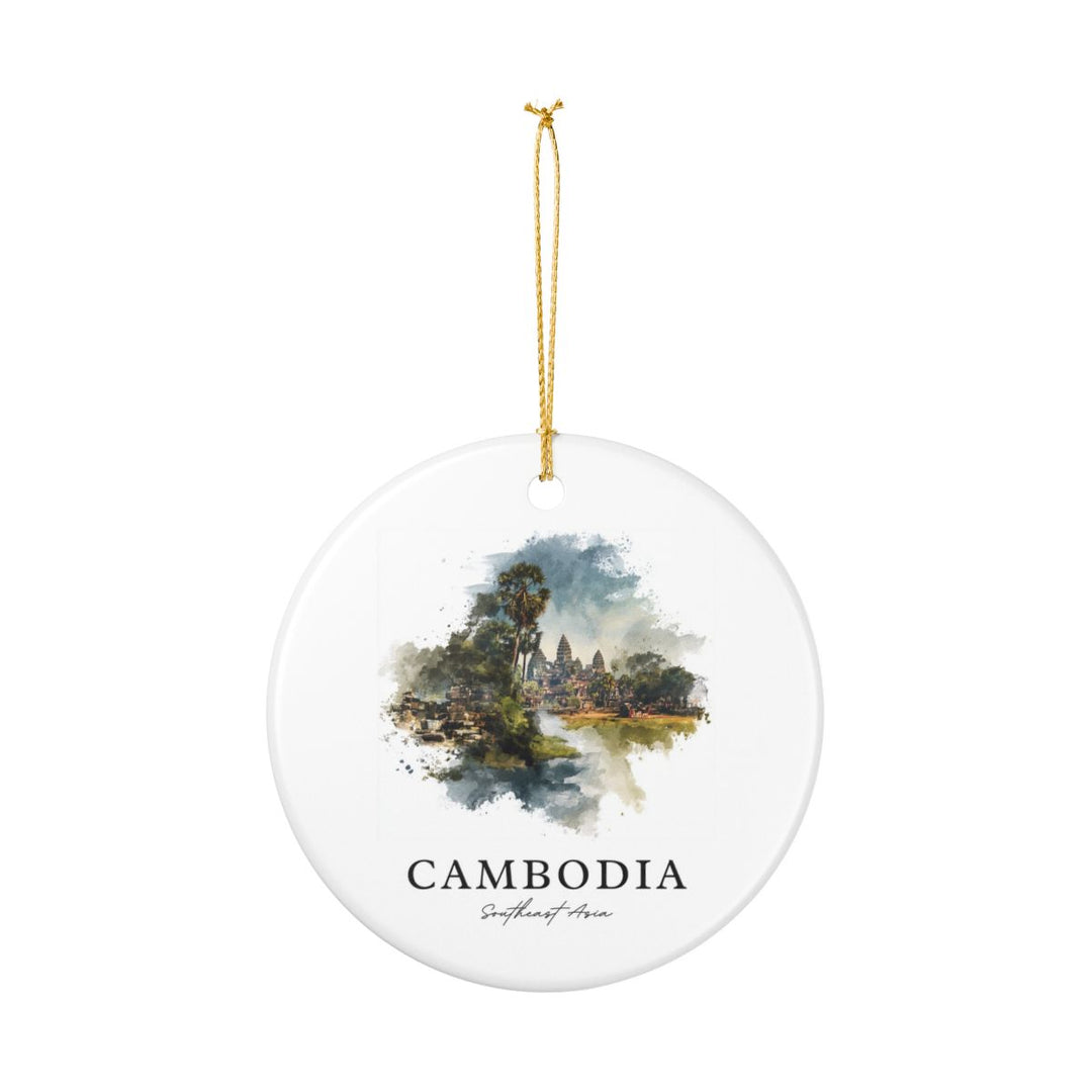 Cambodia Ornament: Unique Cambodia Souvenir, Cambodia Xmas Decor, and Authentic Cambodia Gift
