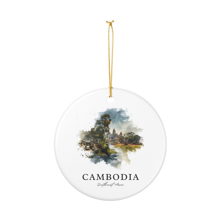 Cambodia Ornament: Unique Cambodia Souvenir, Cambodia Xmas Decor, and Authentic Cambodia Gift