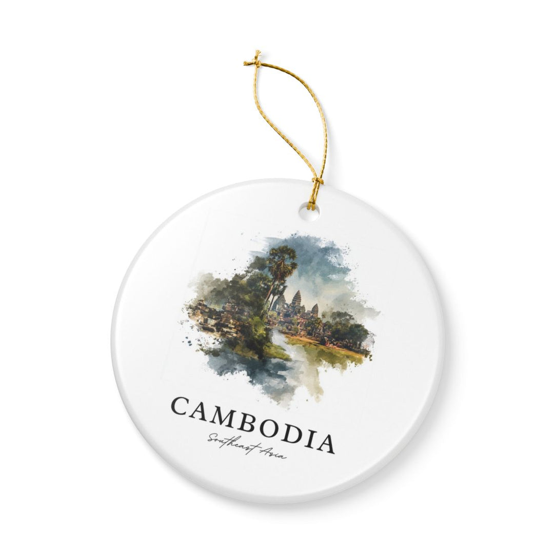 Cambodia Ornament: Unique Cambodia Souvenir, Cambodia Xmas Decor, and Authentic Cambodia Gift