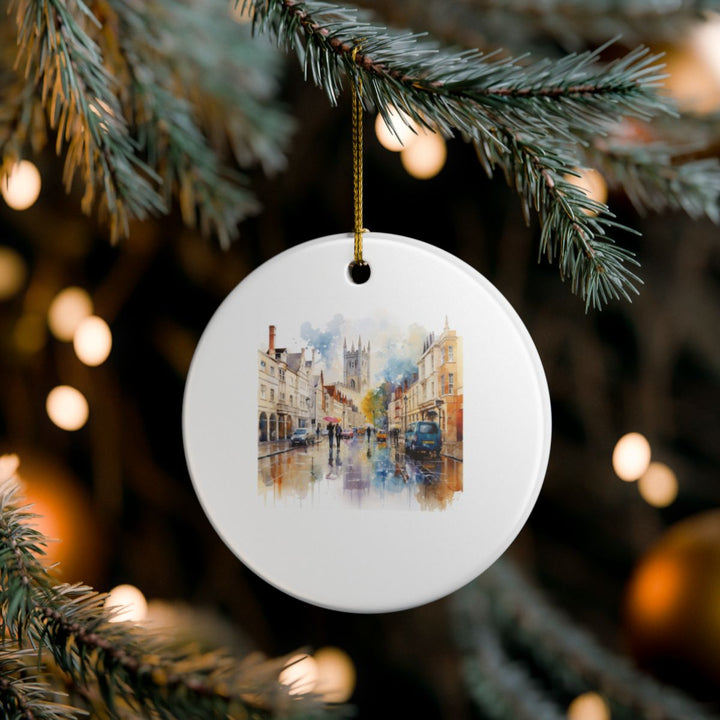Cambridge England Ornament: Unique Cambridge England Souvenir, Cambridge England Xmas Decor, and Authentic Cambridge England Gift
