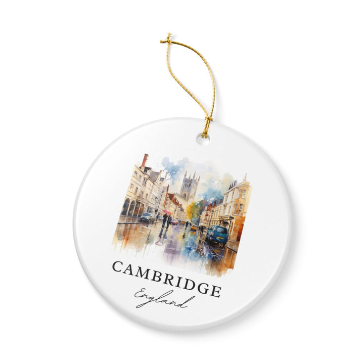 Cambridge England Ornament: Unique Cambridge England Souvenir, Cambridge England Xmas Decor, and Authentic Cambridge England Gift