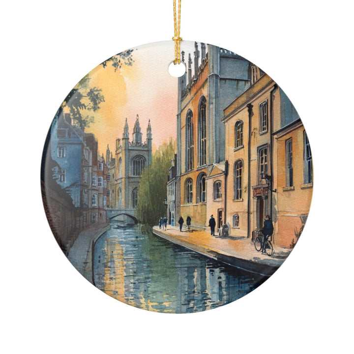 Cambridge England Ornament: Unique Cambridge England Souvenir, Cambridge England Xmas Decor, and Authentic Cambridge England Gift