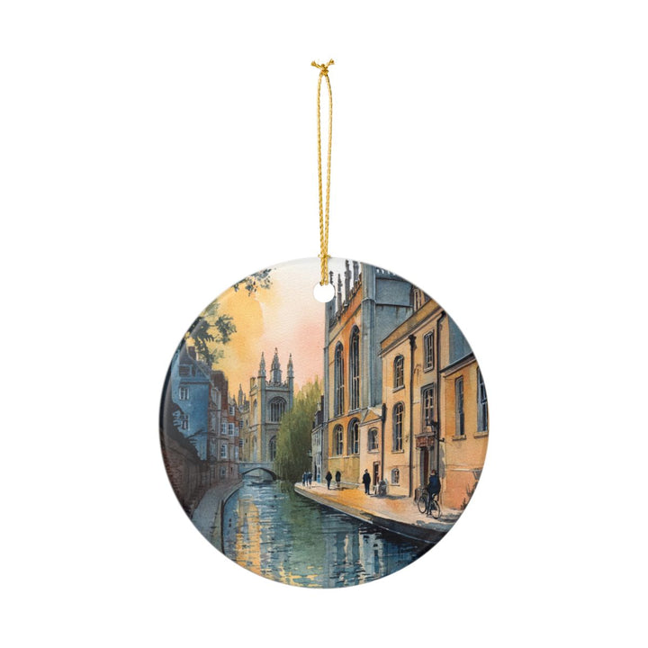 Cambridge England Ornament: Unique Cambridge England Souvenir, Cambridge England Xmas Decor, and Authentic Cambridge England Gift