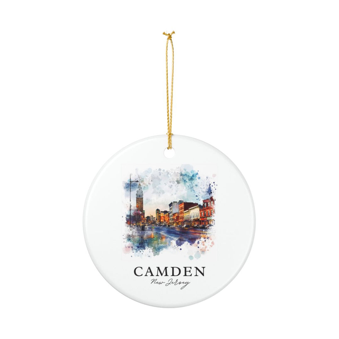 Camden New Jersey United States Ornament: Unique Camden Souvenir, Camden New Jersey Xmas Decor, and Authentic Camden Gift