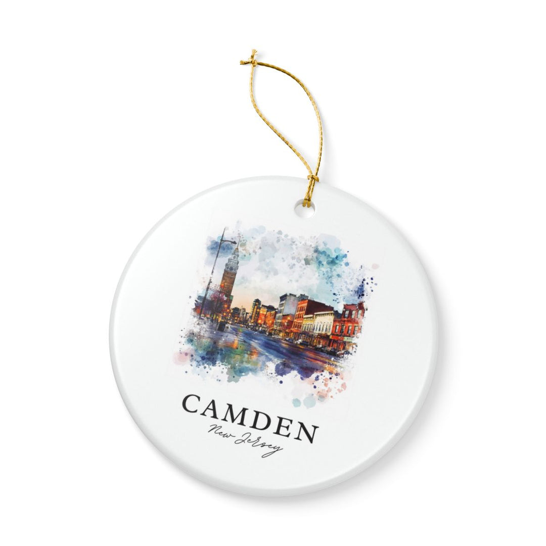 Camden New Jersey United States Ornament: Unique Camden Souvenir, Camden New Jersey Xmas Decor, and Authentic Camden Gift