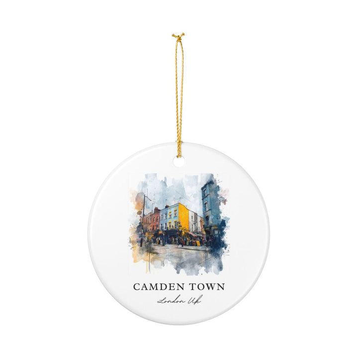 Camden Town London UK Ornament: Unique Camden Town London Souvenir, Camden Town London United Kingdom Xmas Decor, and Authentic Camden Town London Gift