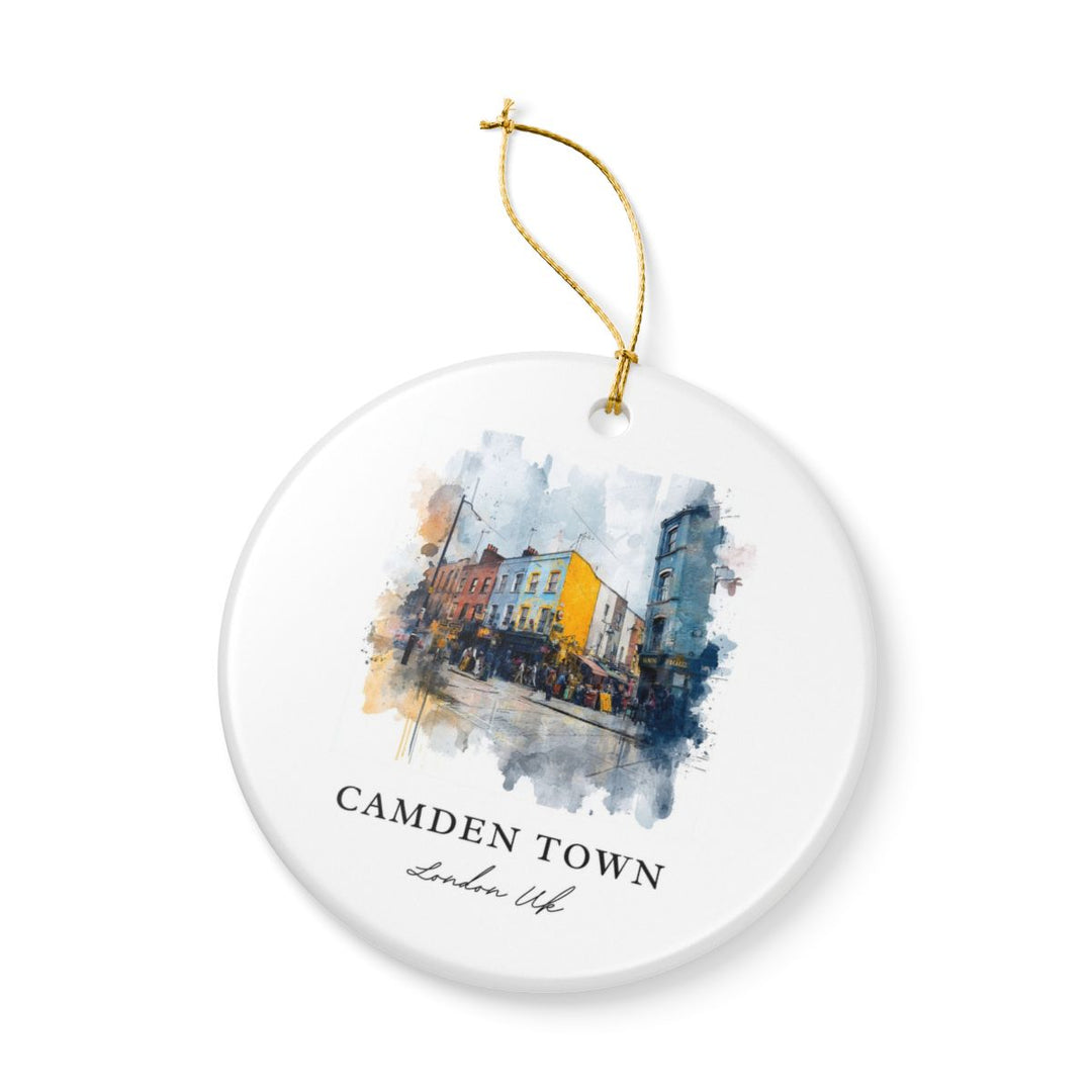 Camden Town London UK Ornament: Unique Camden Town London Souvenir, Camden Town London United Kingdom Xmas Decor, and Authentic Camden Town London Gift
