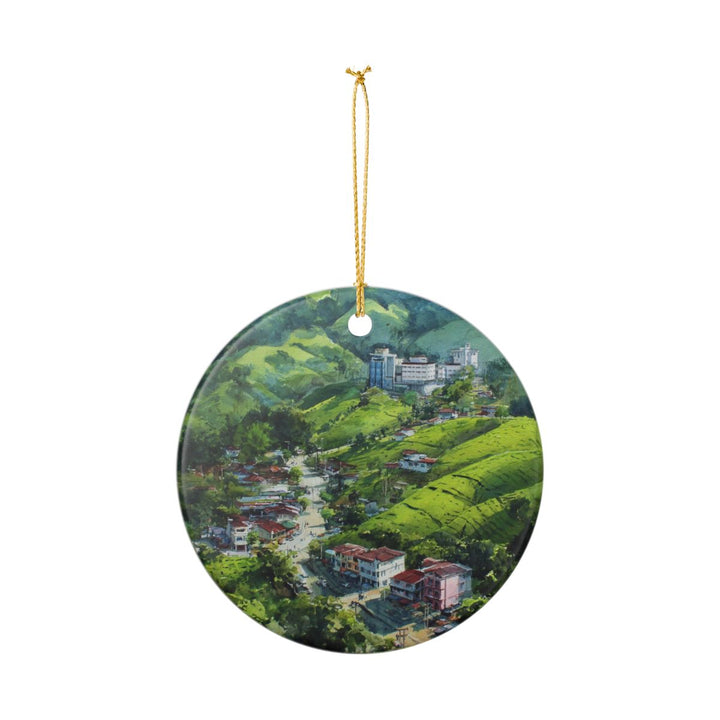 Cameron Highlands Malaysia Ornament: Unique Cameron Highlands Souvenir, Cameron Highlands Malaysia Xmas Decor, and Authentic Cameron Highlands Gift