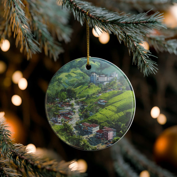 Cameron Highlands Malaysia Ornament: Unique Cameron Highlands Souvenir, Cameron Highlands Malaysia Xmas Decor, and Authentic Cameron Highlands Gift
