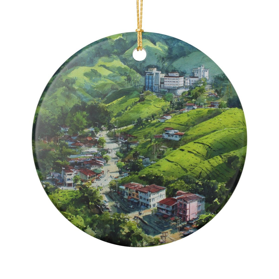 Cameron Highlands Malaysia Ornament: Unique Cameron Highlands Souvenir, Cameron Highlands Malaysia Xmas Decor, and Authentic Cameron Highlands Gift