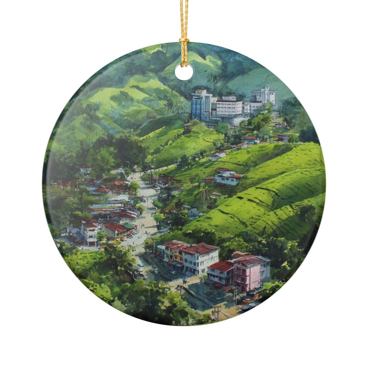 Cameron Highlands Malaysia Ornament: Unique Cameron Highlands Souvenir, Cameron Highlands Malaysia Xmas Decor, and Authentic Cameron Highlands Gift