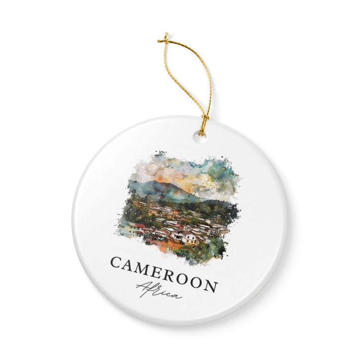 Cameroon Ornament: Unique Cameroon Souvenir, Cameroon Xmas Decor, and Authentic Cameroon Gift