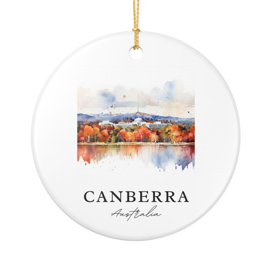 Canberra Australia Ornament: Unique Canberra Australia Souvenir, Canberra Australia Xmas Decor, and Authentic Canberra Australia Gift