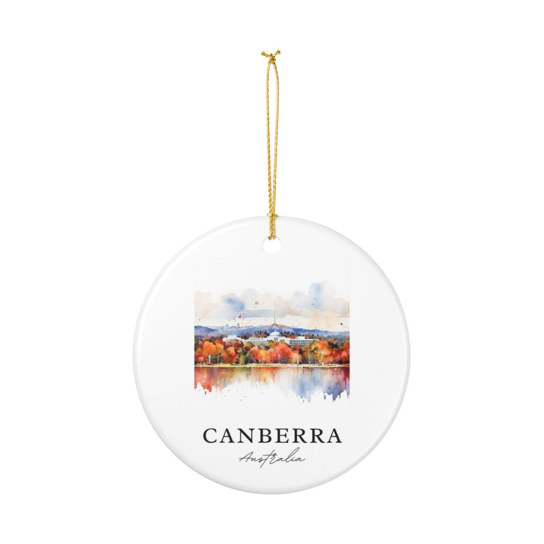 Canberra Australia Ornament: Unique Canberra Australia Souvenir, Canberra Australia Xmas Decor, and Authentic Canberra Australia Gift