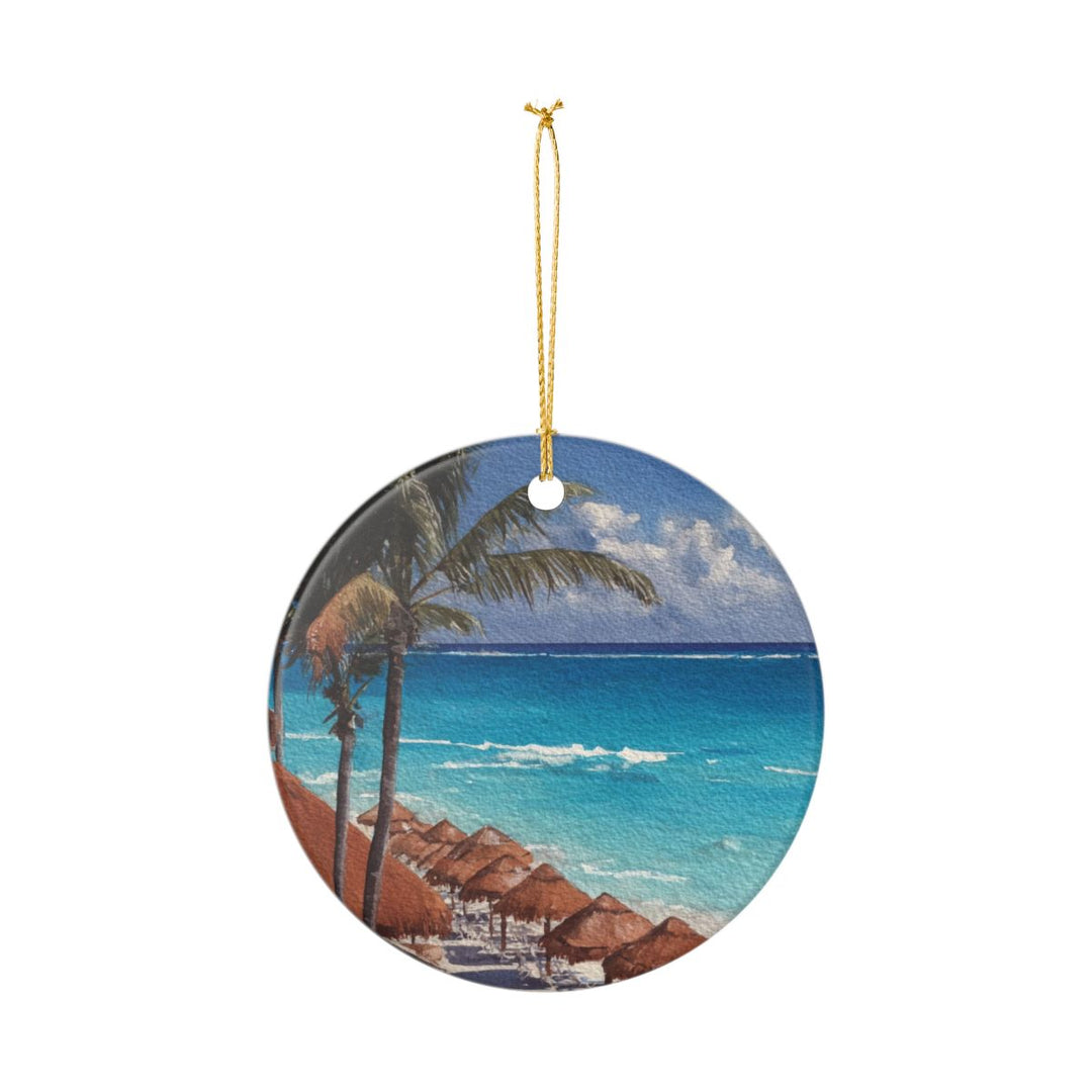 Cancun Mexico Ornament: Unique Cancun Souvenir, Cancun Mexico Xmas Decor, and Authentic Cancun Gift