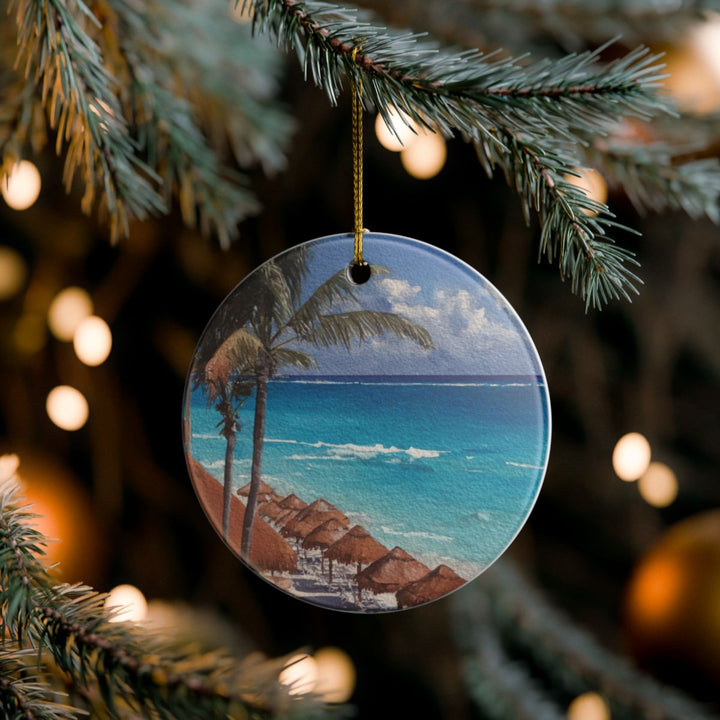 Cancun Mexico Ornament: Unique Cancun Souvenir, Cancun Mexico Xmas Decor, and Authentic Cancun Gift