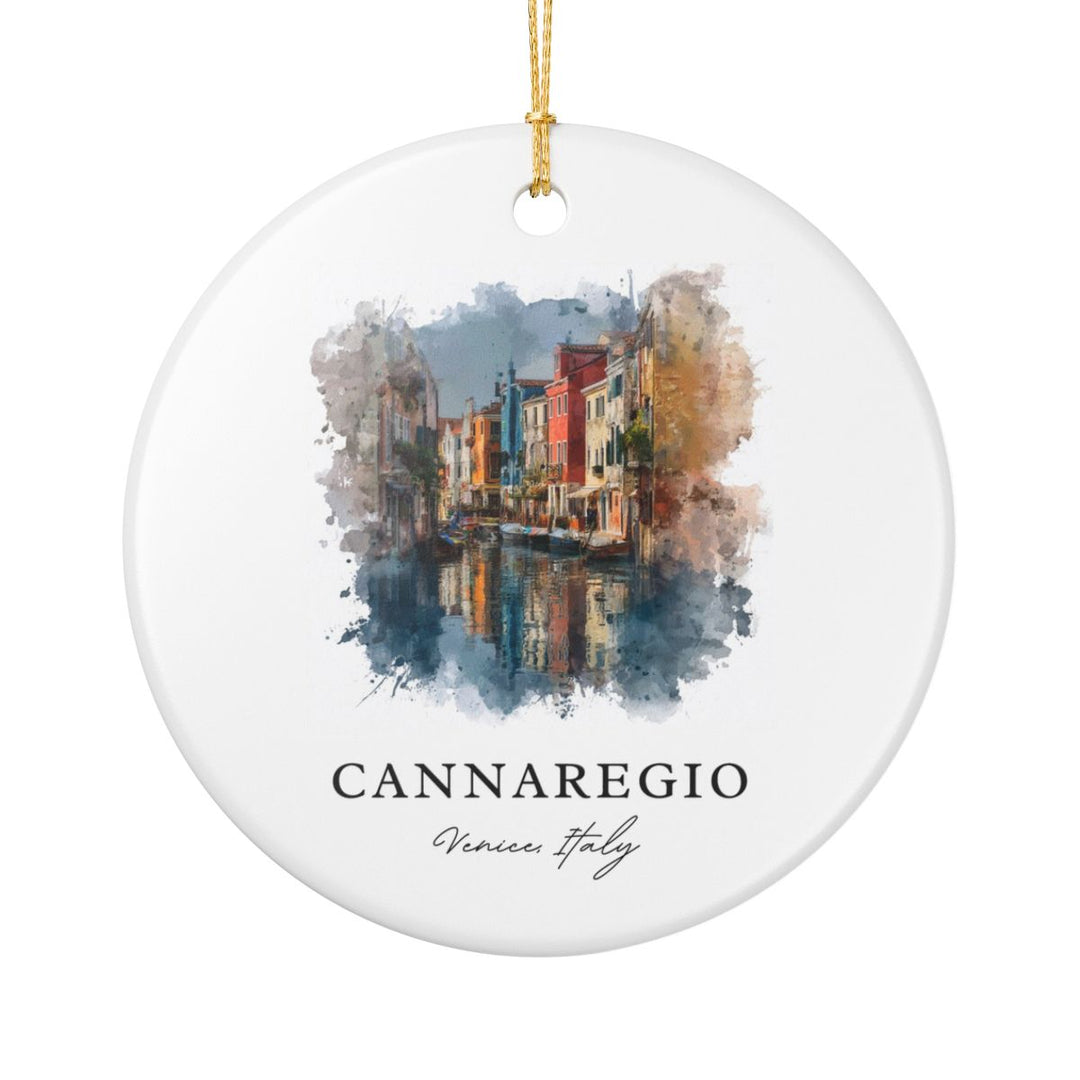 Cannaregio Italy Ornament: Unique Cannaregio Souvenir, Cannaregio Italy Xmas Decor, and Authentic Cannaregio Gift