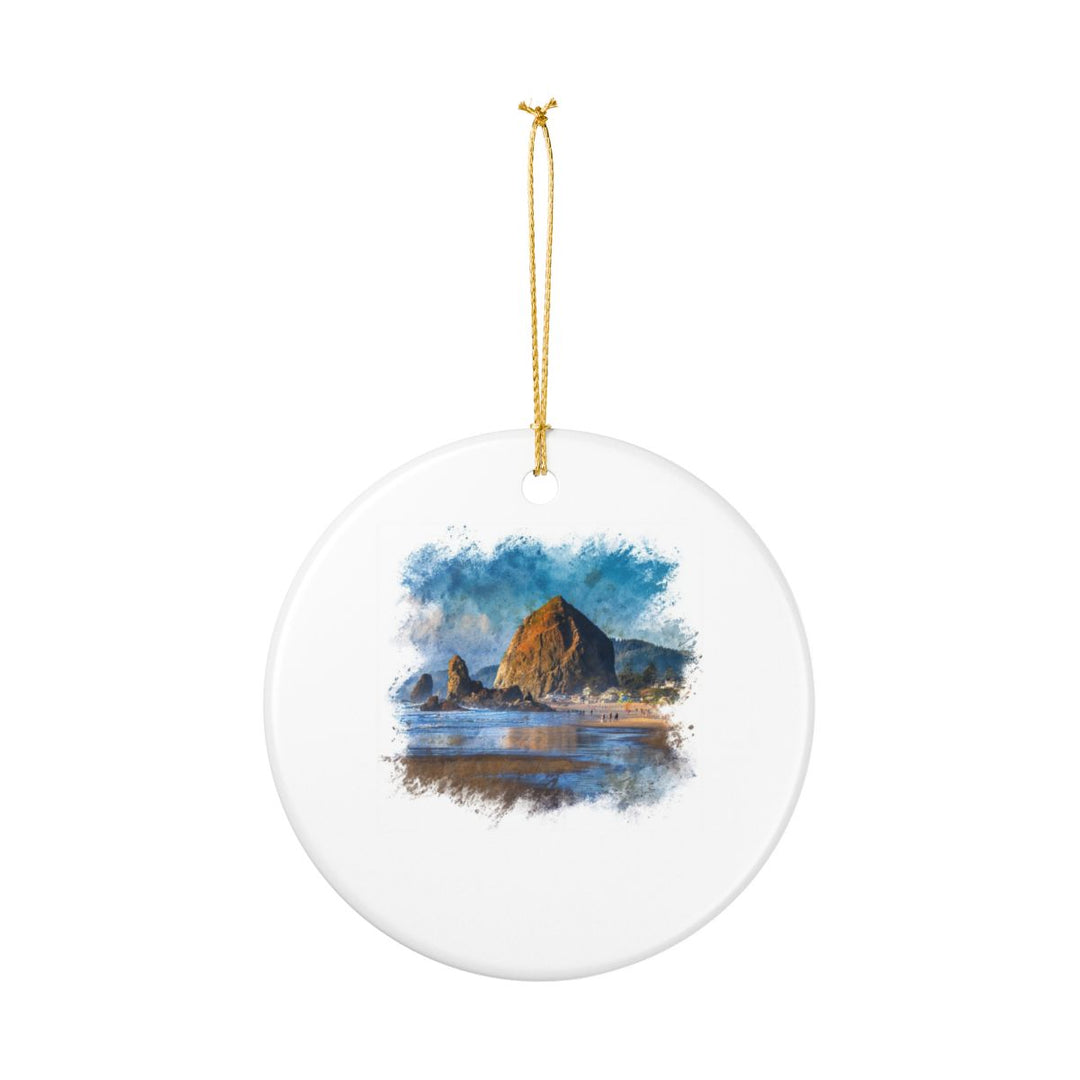 Cannon Beach USA Ornament: Unique Cannon Beach Souvenir, Cannon Beach USA Xmas Decor, and Authentic Cannon Beach Gift