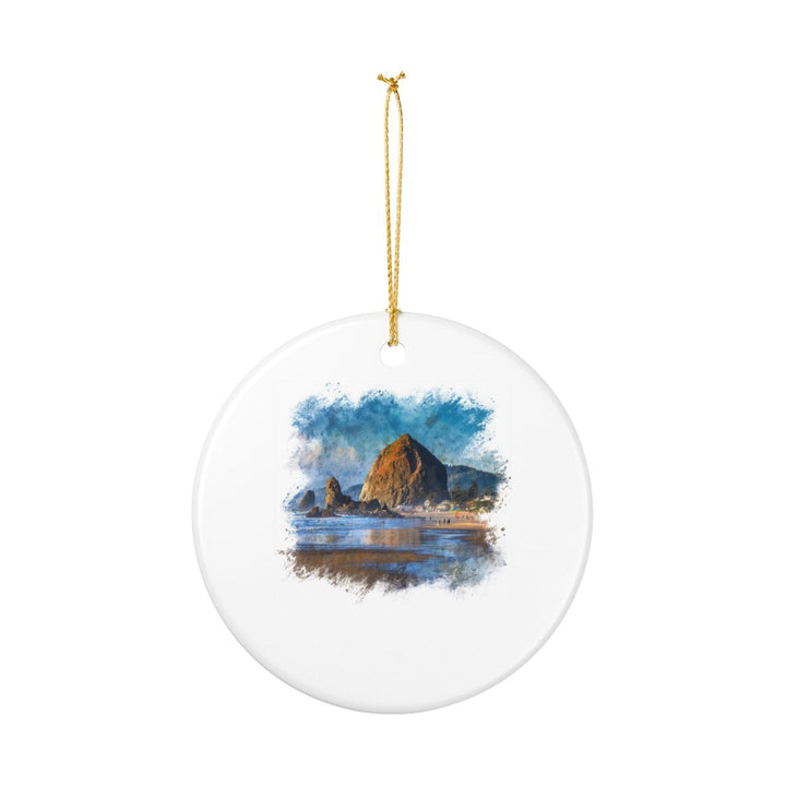 Cannon Beach USA Ornament: Unique Cannon Beach Souvenir, Cannon Beach USA Xmas Decor, and Authentic Cannon Beach Gift