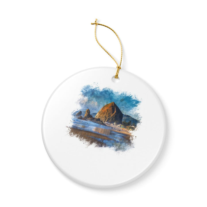 Cannon Beach USA Ornament: Unique Cannon Beach Souvenir, Cannon Beach USA Xmas Decor, and Authentic Cannon Beach Gift