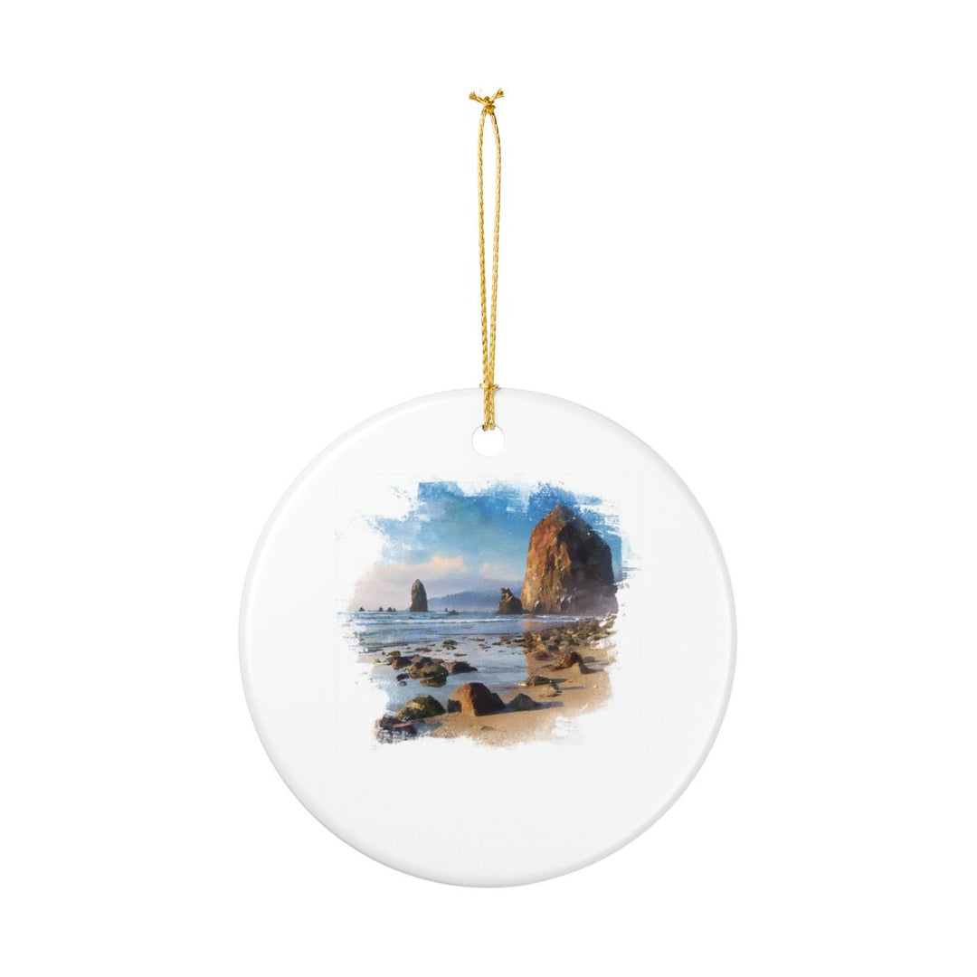 Cannon Beach USA Ornament: Unique Cannon Beach Souvenir, Cannon Beach USA Xmas Decor, and Authentic Cannon Beach Gift
