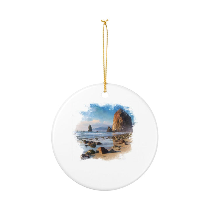 Cannon Beach USA Ornament: Unique Cannon Beach Souvenir, Cannon Beach USA Xmas Decor, and Authentic Cannon Beach Gift