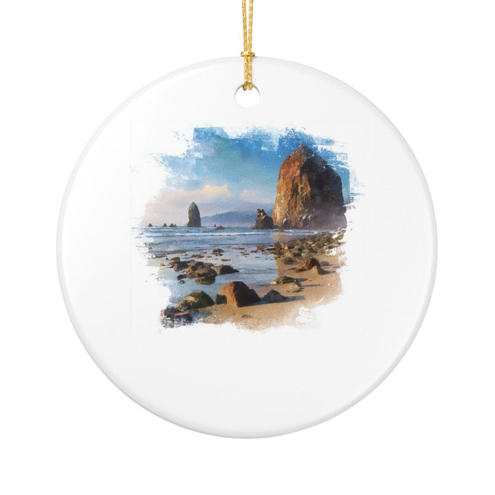 Cannon Beach USA Ornament: Unique Cannon Beach Souvenir, Cannon Beach USA Xmas Decor, and Authentic Cannon Beach Gift