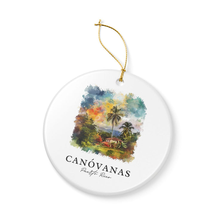 Canóvanas Puerto Rico Ornament: Unique Canóvanas Souvenir, Canóvanas Puerto Rico Xmas Decor, and Authentic Canóvanas Gift