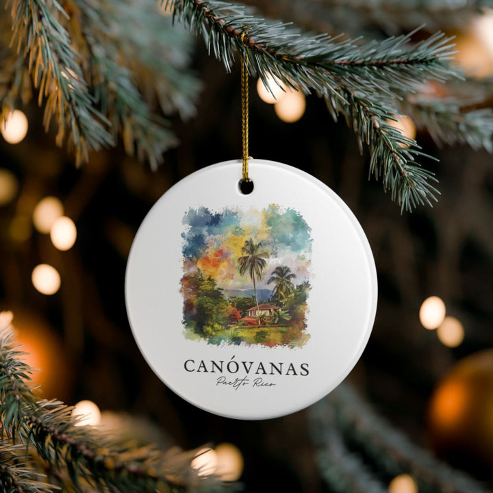 Canóvanas Puerto Rico Ornament: Unique Canóvanas Souvenir, Canóvanas Puerto Rico Xmas Decor, and Authentic Canóvanas Gift