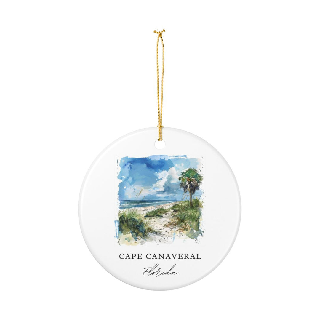 Cape Canaveral USA Ornament: Unique Cape Canaveral Souvenir, Cape Canaveral USA Xmas Decor, and Authentic Cape Canaveral Gift