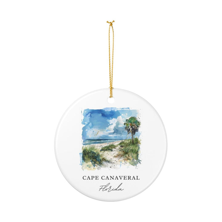 Cape Canaveral USA Ornament: Unique Cape Canaveral Souvenir, Cape Canaveral USA Xmas Decor, and Authentic Cape Canaveral Gift