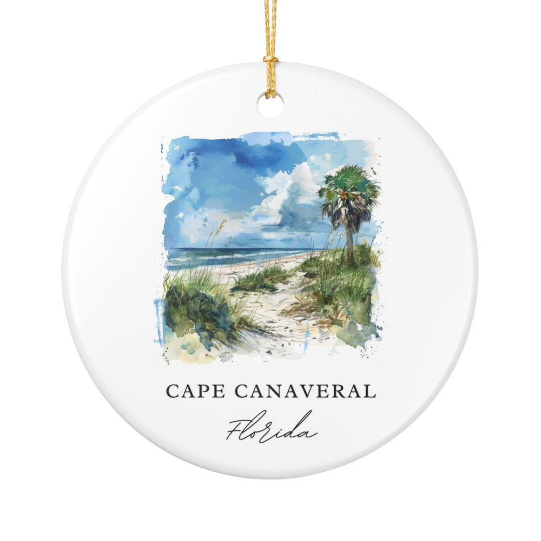 Cape Canaveral USA Ornament: Unique Cape Canaveral Souvenir, Cape Canaveral USA Xmas Decor, and Authentic Cape Canaveral Gift