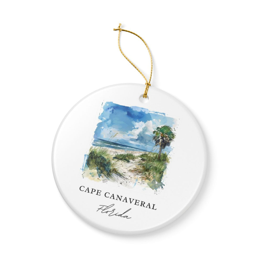 Cape Canaveral USA Ornament: Unique Cape Canaveral Souvenir, Cape Canaveral USA Xmas Decor, and Authentic Cape Canaveral Gift