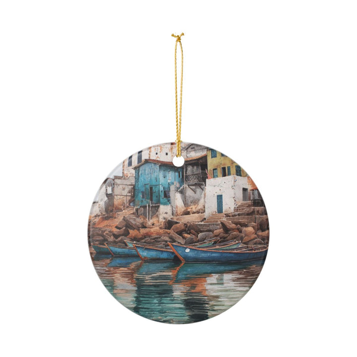 Cape Coast Ghana Ornament: Unique Cape Coast Souvenir, Cape Coast Ghana Xmas Decor, and Authentic Cape Coast Gift
