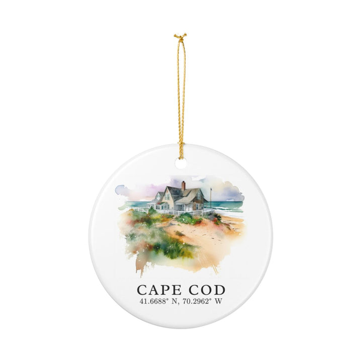 Cape Cod MA USA Ornament: Unique Cape Cod Souvenir, Cape Cod Massachusetts Xmas Decor, and Authentic Cape Cod Gift