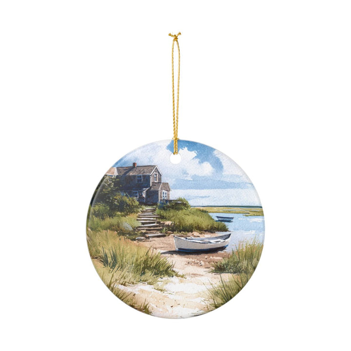 Cape Cod Massachusetts Ornament: Unique Cape Cod Souvenir, Cape Cod Massachusetts Xmas Decor, and Authentic Cape Cod Gift