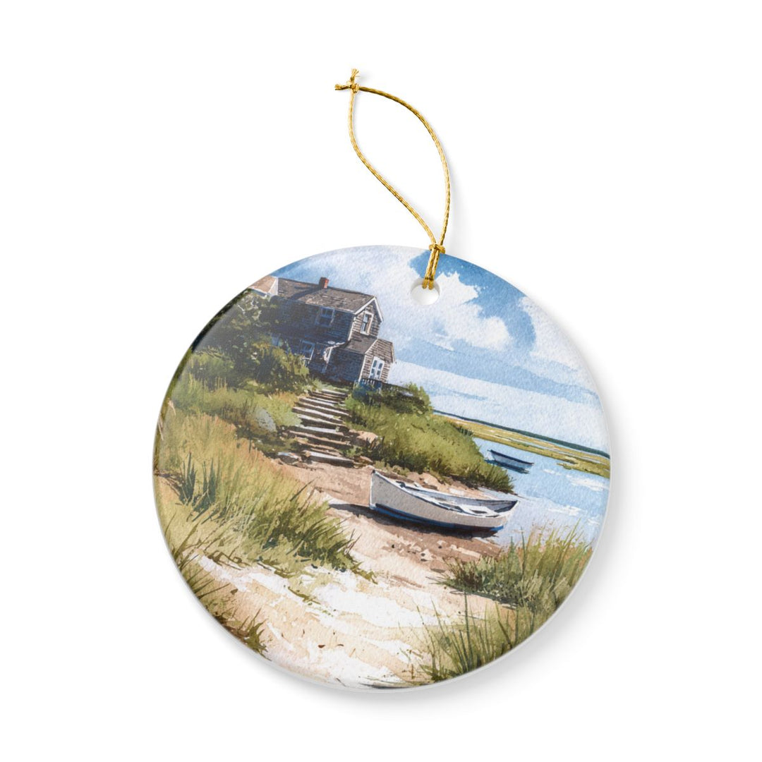 Cape Cod Massachusetts Ornament: Unique Cape Cod Souvenir, Cape Cod Massachusetts Xmas Decor, and Authentic Cape Cod Gift