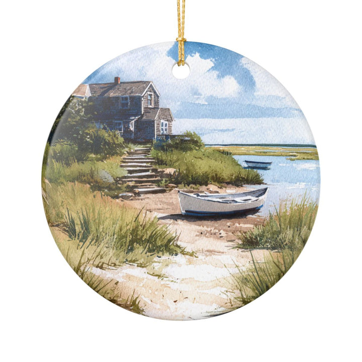 Cape Cod Massachusetts Ornament: Unique Cape Cod Souvenir, Cape Cod Massachusetts Xmas Decor, and Authentic Cape Cod Gift