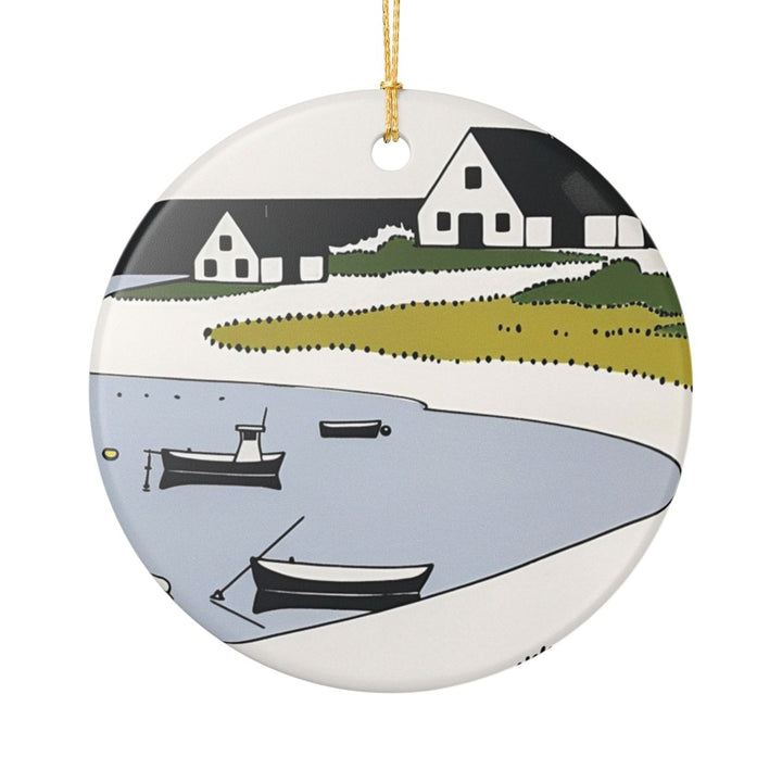 Cape Cod Massachusetts Ornament: Unique Cape Cod Souvenir, Cape Cod Massachusetts Xmas Decor, and Authentic Cape Cod Gift